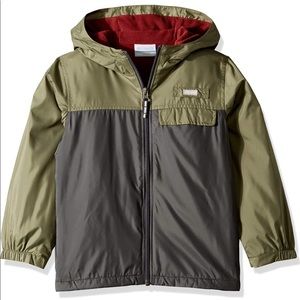 Columbia Mountain Side Lined Windbreaker Youth L